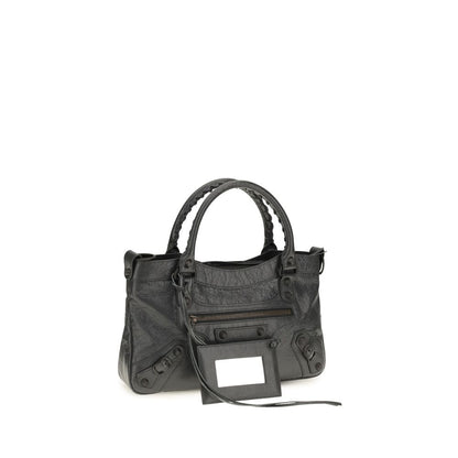 Balenciaga Gray Lamb Ovis Aries Shoulder Bag