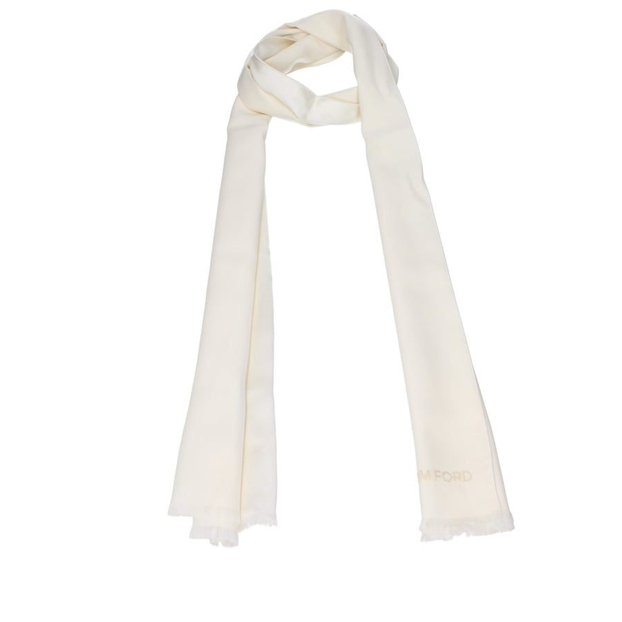 Tom Ford Beige Silk Foulard
