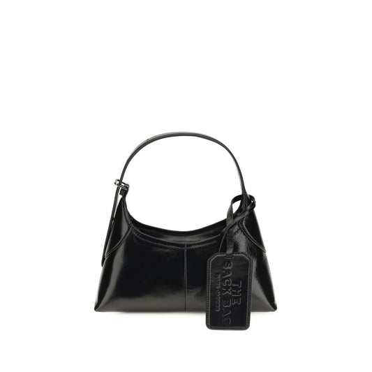 Marc Jacobs Black Calf Leather Bos Taurus Shoulder Bag