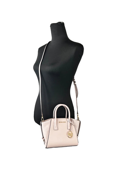 Michael Kors Avril Extra-Small Leather And Suede Satchel
