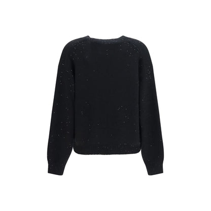 Brunello Cucinelli Black Cashmere Sweater