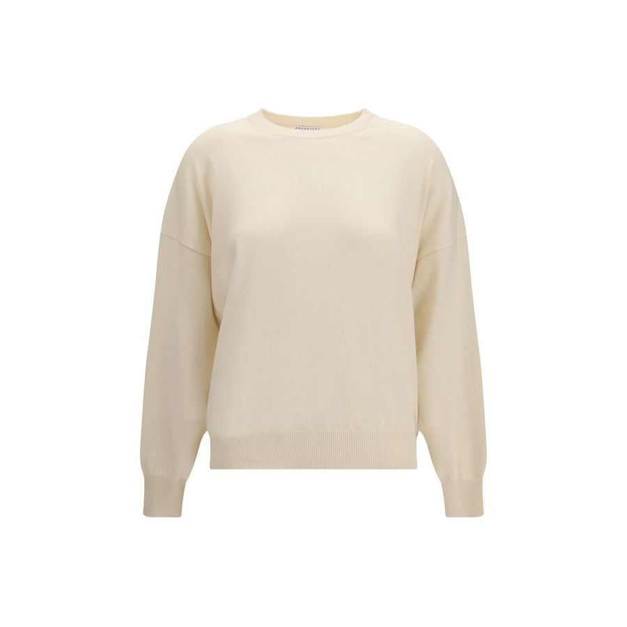 Brunello Cucinelli Beige Cashmere Sweater