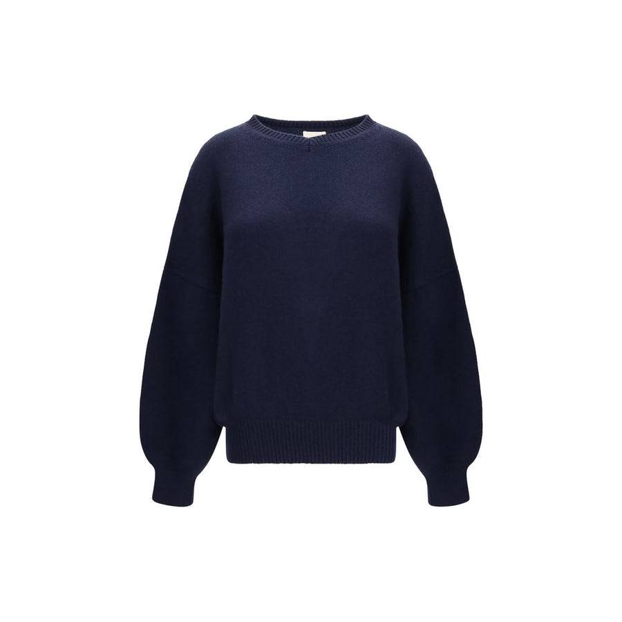 Khaite Blue Cashmere Sweatshirt