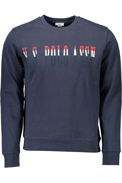 U.S. POLO ASSN. Blue Cotton Men Sweatshirt