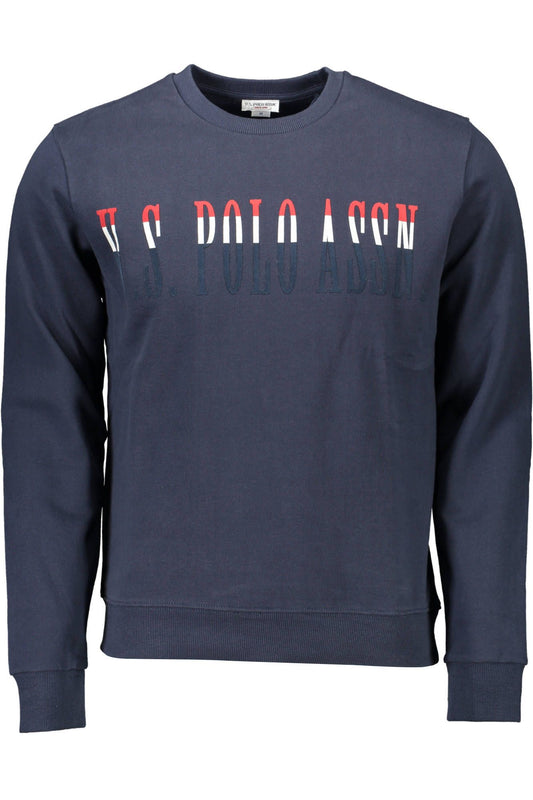 U.S. POLO ASSN. Blue Cotton Men Sweatshirt
