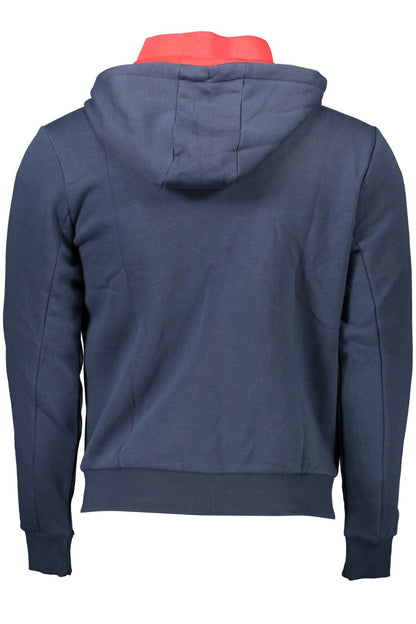 US POLO ASSN. Blauer Herrenpullover aus Baumwolle