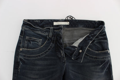 Ermanno Scervino – Slim Fit-Jeans aus Baumwollmischung in Blau
