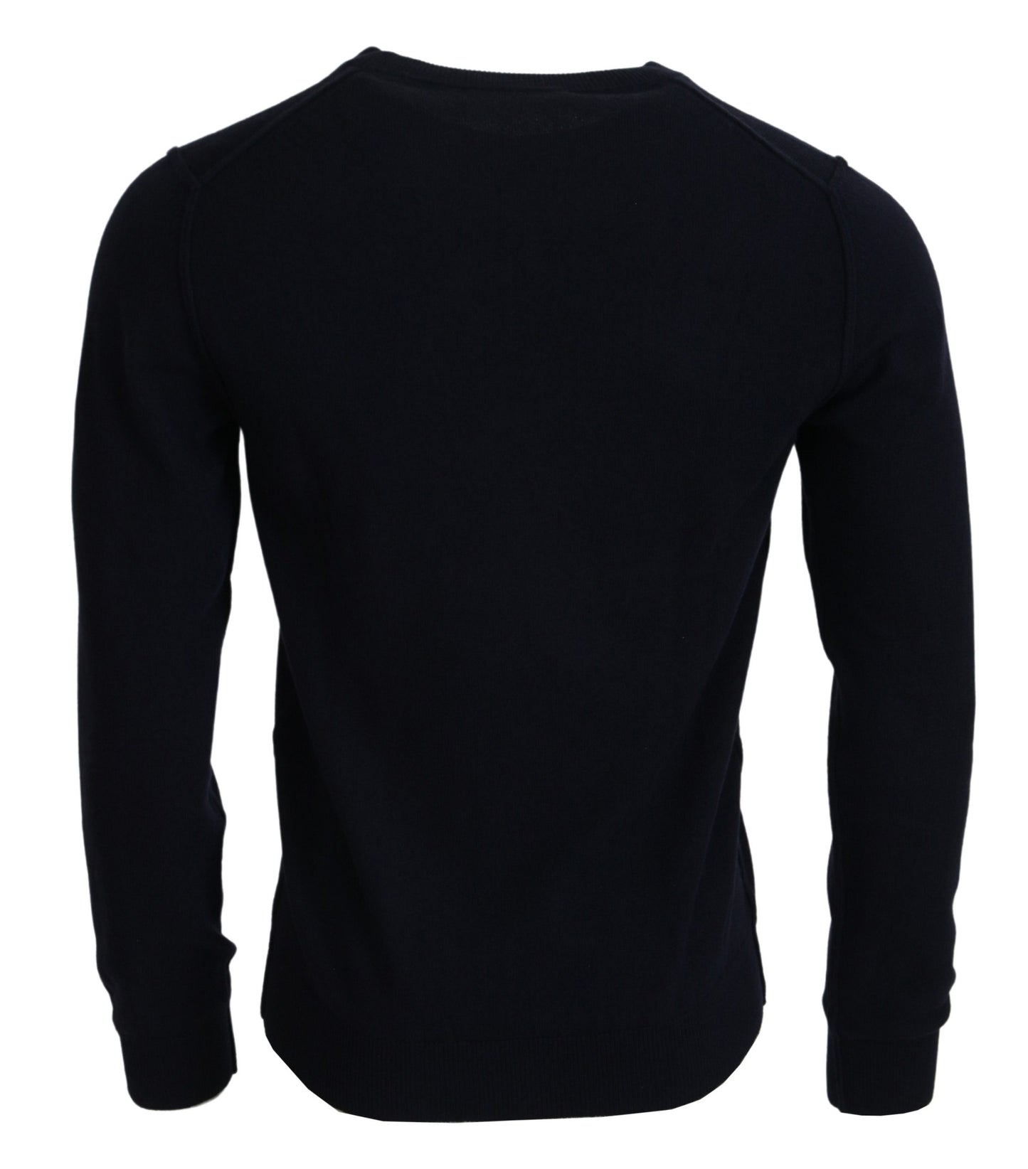 Dolce &amp; Gabbana Blauer Kaschmirpullover mit iit-Print