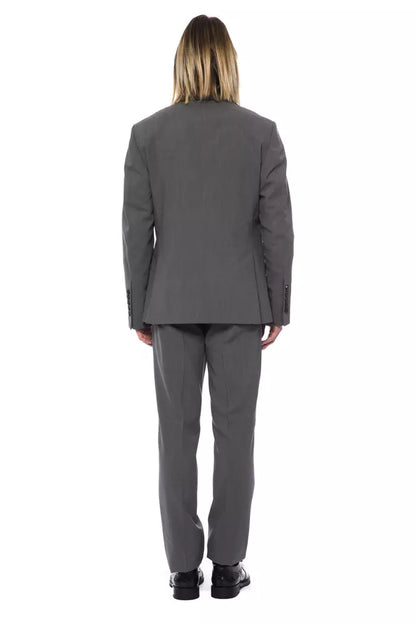 Billionaire Italian Couture Gray Wool Men Blazer