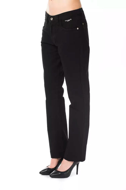 Ungaro Fever Black Cotton Women Pant