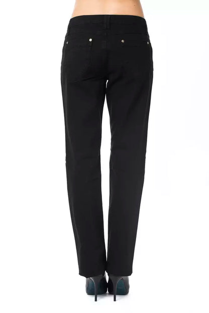 Ungaro Fever Black Cotton Women Pant