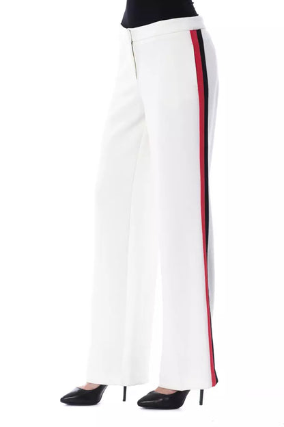 BYBLOS White Polyester Women's Pant
