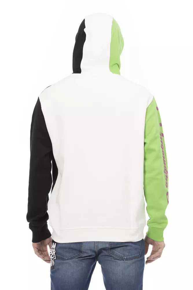 Automobili Lamborghini Herren-Kapuzenpullover aus weißer Baumwolle