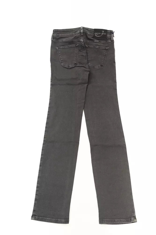 Jacob Cohen Schwarze Baumwolljeans für Damen