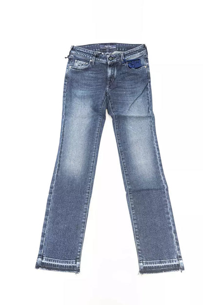 Jacob Cohen Damen Slim Jeans aus blauer Baumwolle