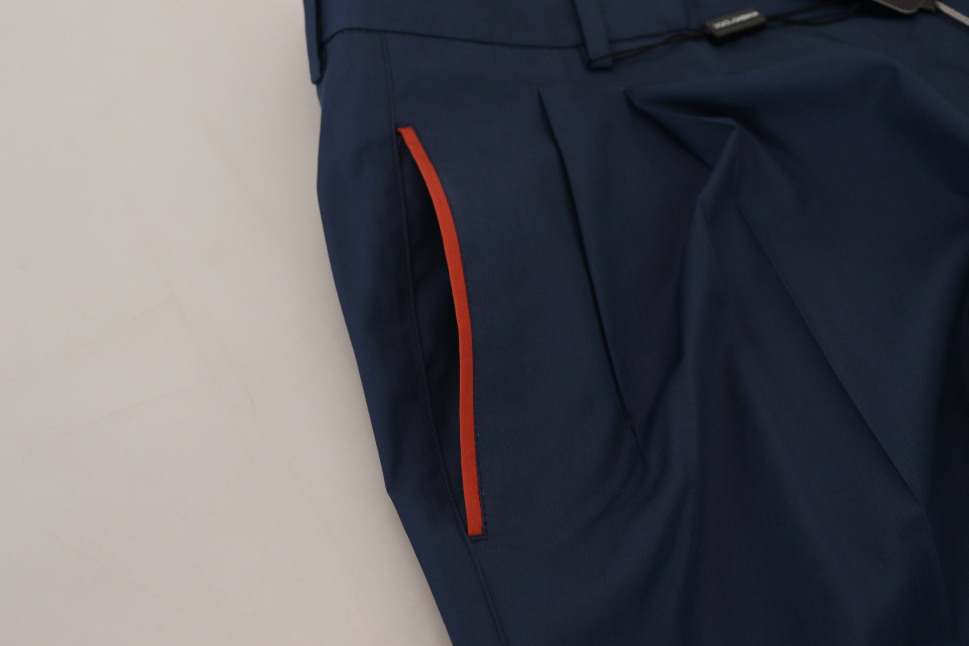 Dolce &amp; Gabbana – Blaue Chinohose aus Baumwolle