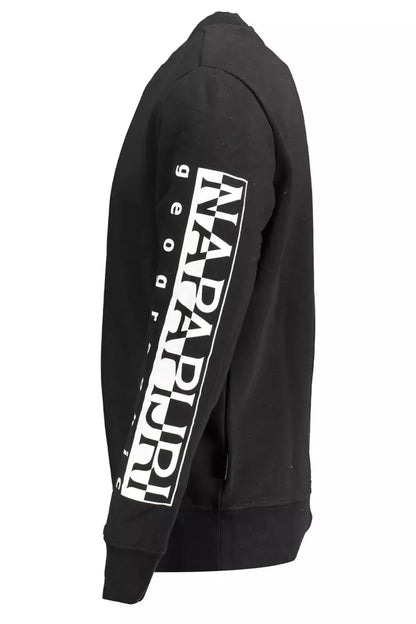 Napapijri: Veredeln Sie Ihren Stil mit einem eleganten schwarzen Sweatshirt
