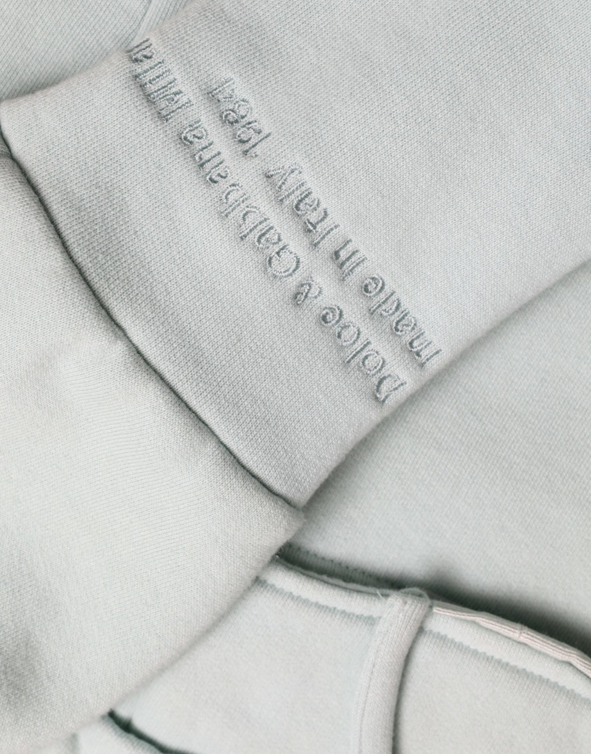 Dolce &amp; Gabbana Mintgrüner Pullover mit Baumwolltaschen