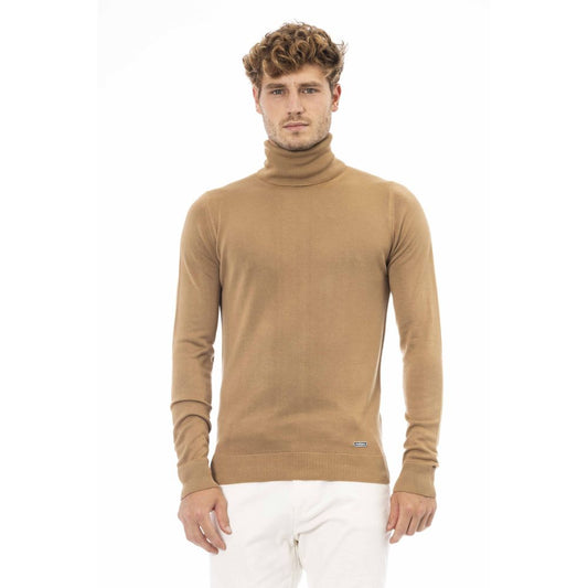 Baldinini Trend Beige Modal Herren Pullover