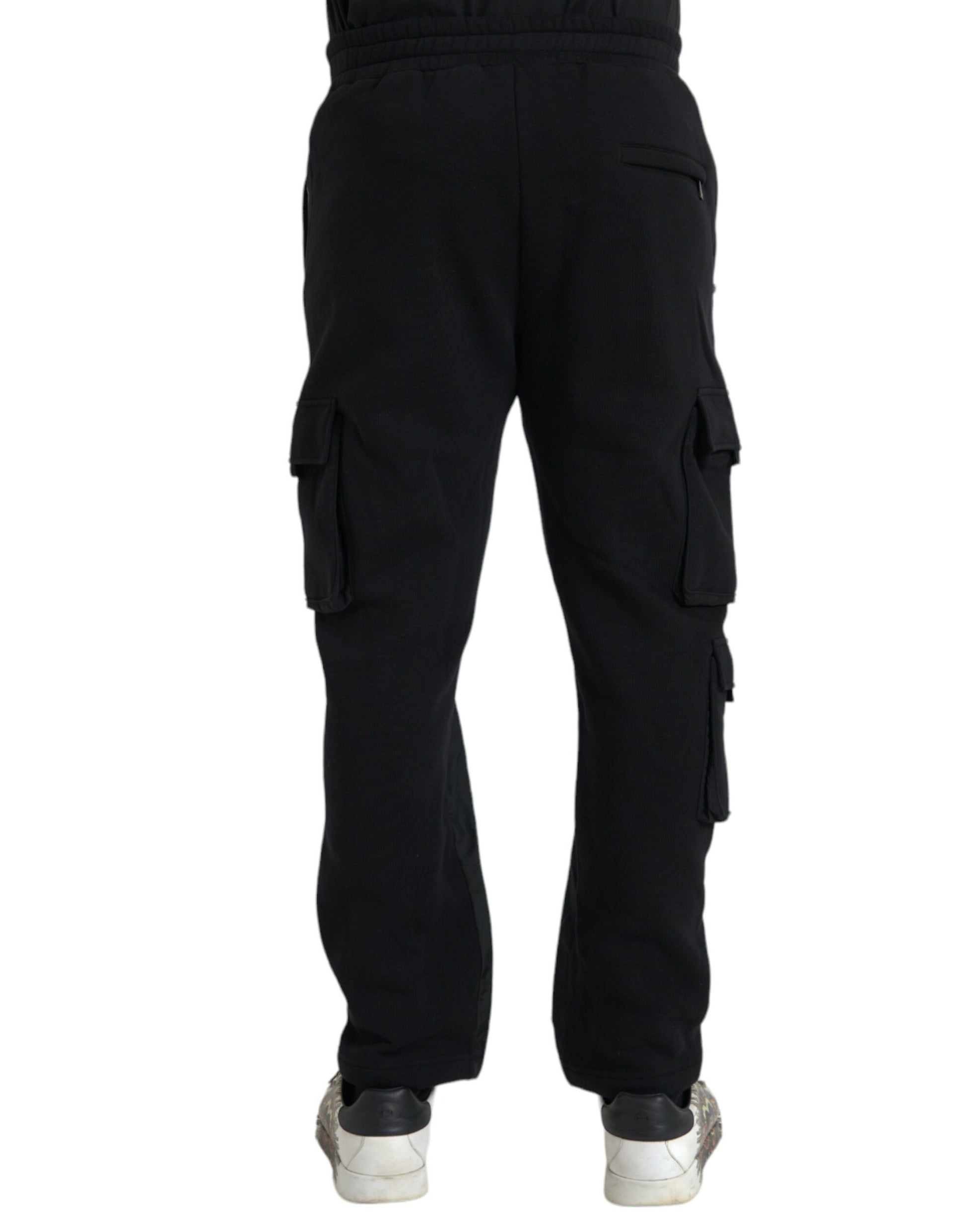 Dolce &amp; Gabbana – Schwarze Skinny-Hose aus Baumwollmischung