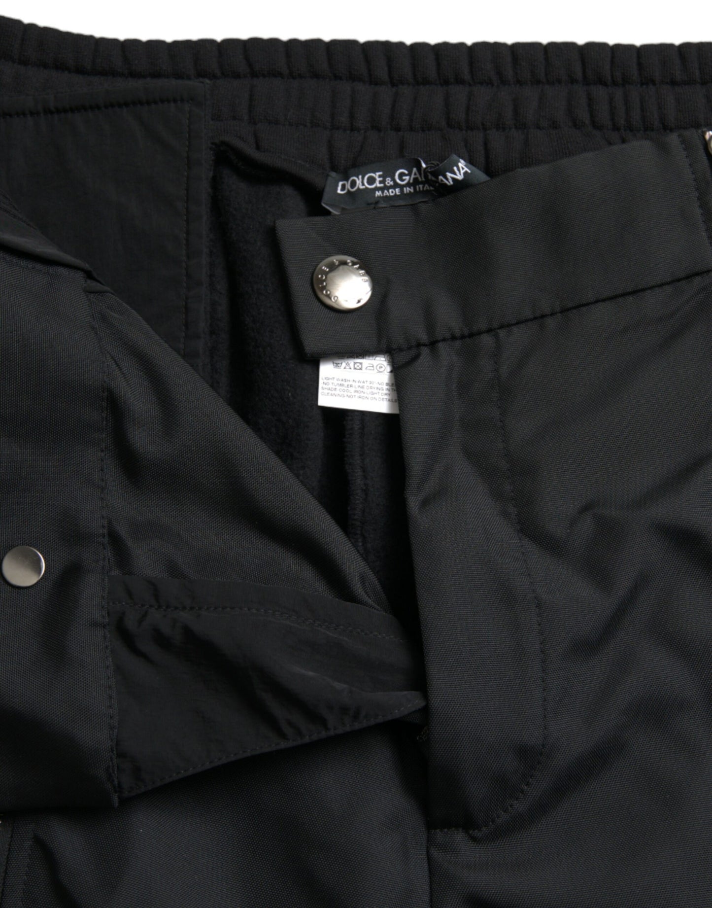 Dolce &amp; Gabbana – Schwarze Skinny-Hose aus Baumwollmischung