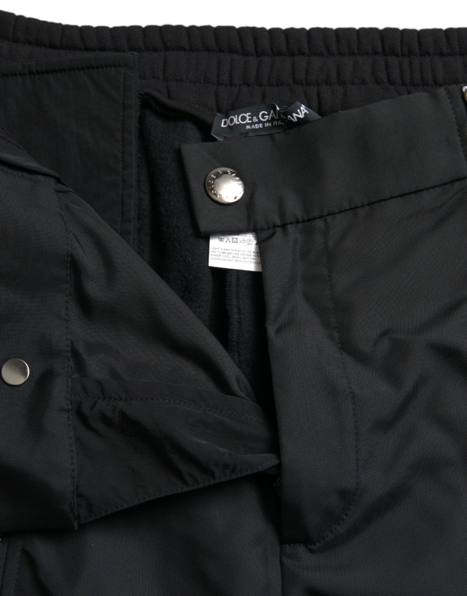 Dolce &amp; Gabbana – Schwarze Skinny-Hose aus Baumwollmischung