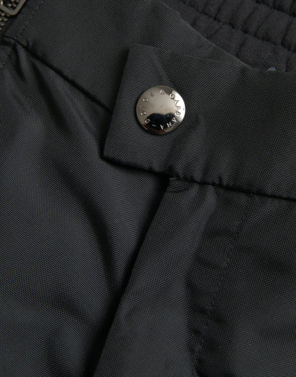 Dolce &amp; Gabbana – Schwarze Skinny-Hose aus Baumwollmischung