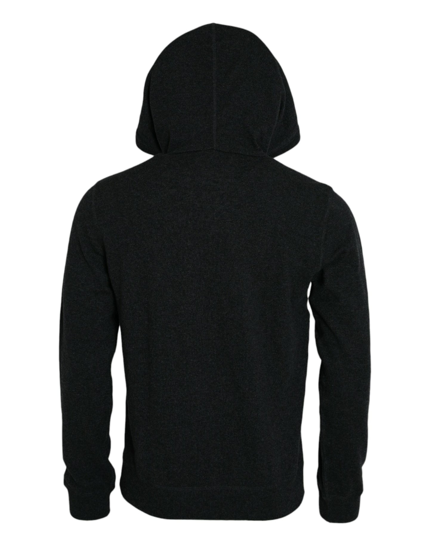Dolce &amp; Gabbana Dunkelgrauer Kaschmir-Kapuzenpullover