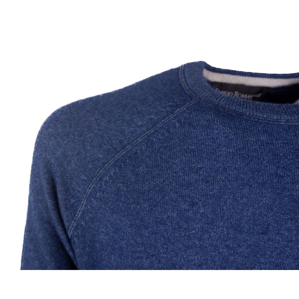 Blauer Herrenpullover aus Kaschmir von Emilio Romanelli