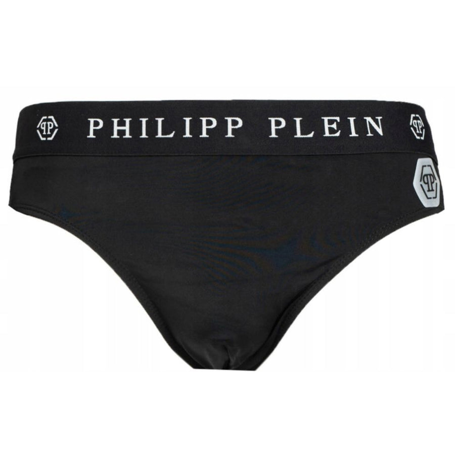 Philipp Plein Black Polyamide Men's Swimwear Trunks