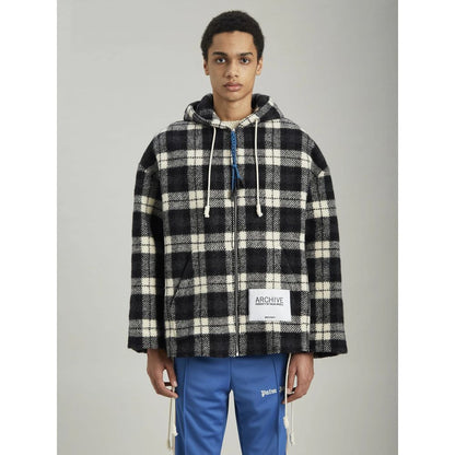 Palm Angels Schwarzer Kaschmir Herren Pullover mit Kapuze