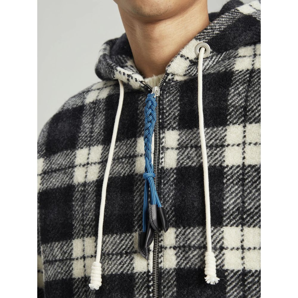 Palm Angels Schwarzer Kaschmir Herren Pullover mit Kapuze