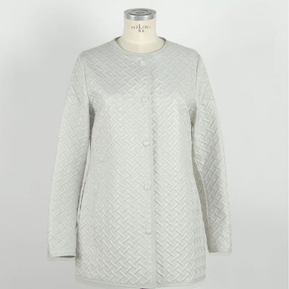 Emilio Romanelli Weiße Polyester-Damenjacke