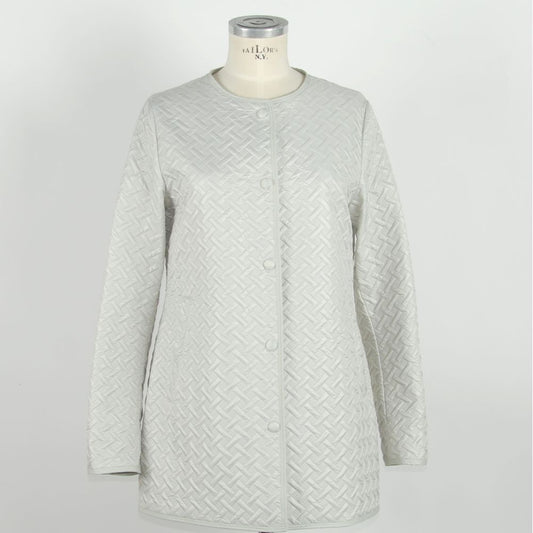 Emilio Romanelli Weiße Polyester-Damenjacke