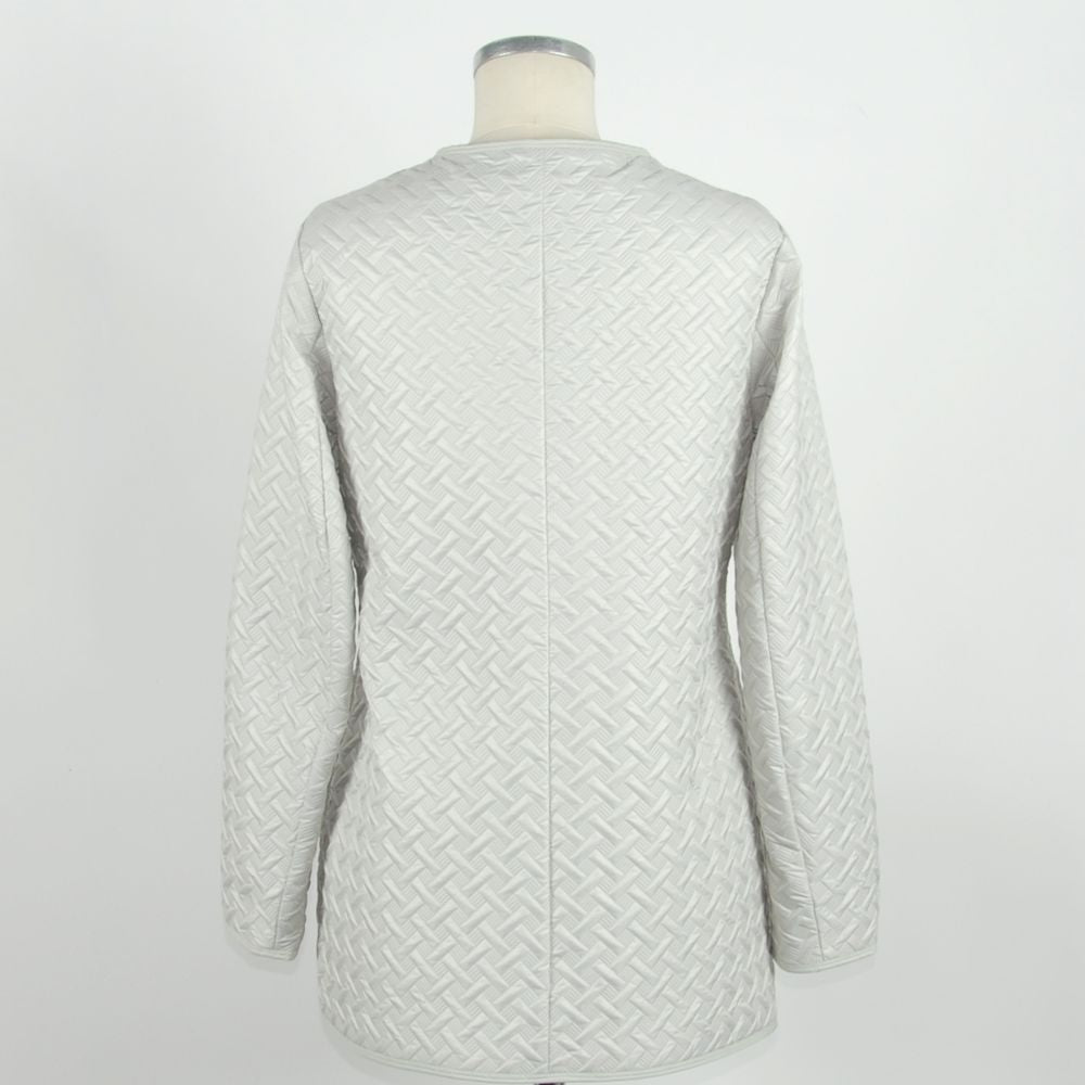Emilio Romanelli Weiße Polyester-Damenjacke