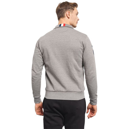 La Martina Grauer Baumwollpullover für Herren