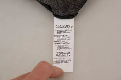 Dolce &amp; Gabbana – Schwarzes Kapuzensweatshirt mit Logo aus Baumwolle