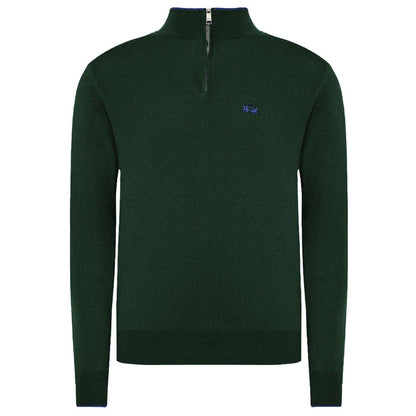 La Martina Grüner Wollpullover für Herren