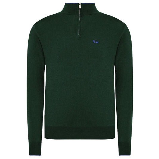 La Martina Grüner Wollpullover für Herren