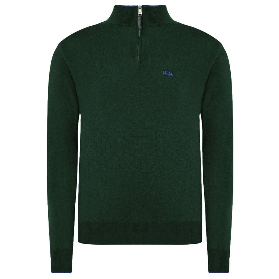 La Martina Grüner Wollpullover für Herren
