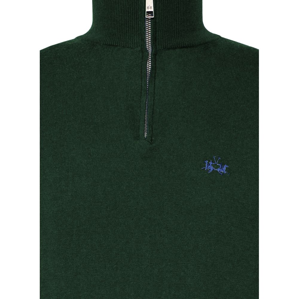 La Martina Grüner Wollpullover für Herren