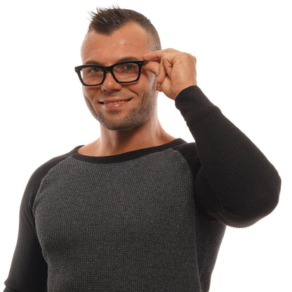 Ermenegildo Zegna Black Plastic Glasses (Frames)