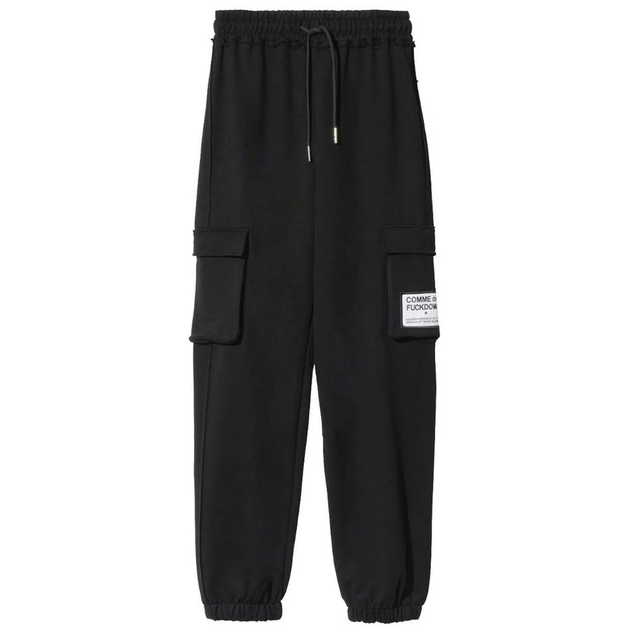 Comme Des Fuckdown Black Cotton Women Pant