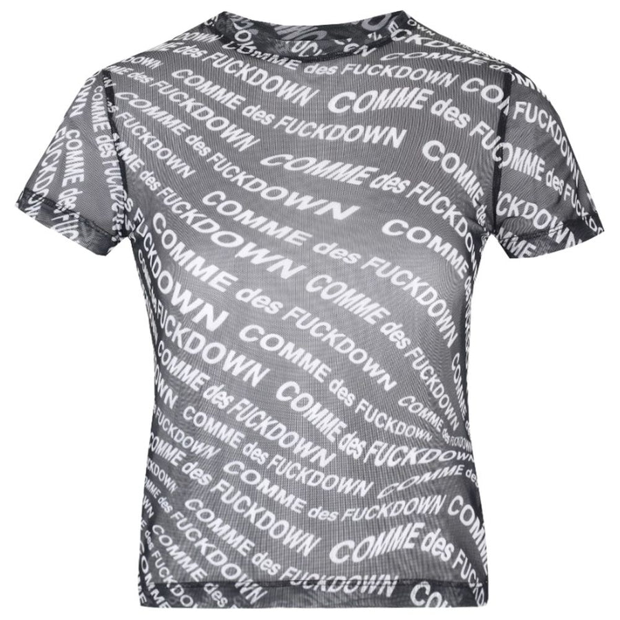 Comme Des Fuckdown Black Polyester Women T-Shirt