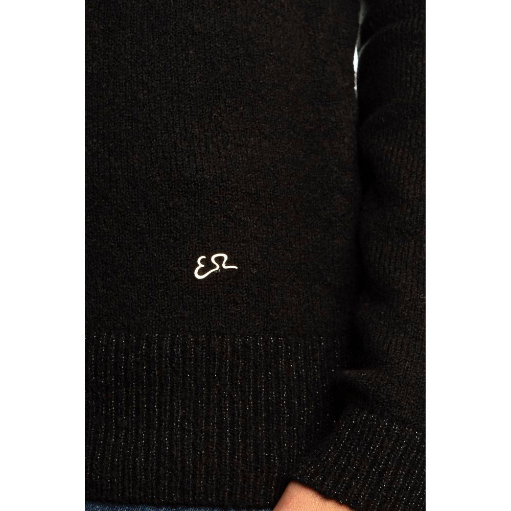 Yes Zee – Schwarzer Viskosepullover