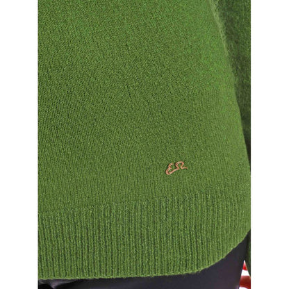 Yes Zee – Grüner Viskosepullover