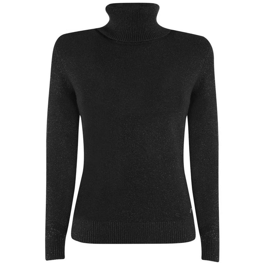 Yes Zee – Schwarzer Viskosepullover