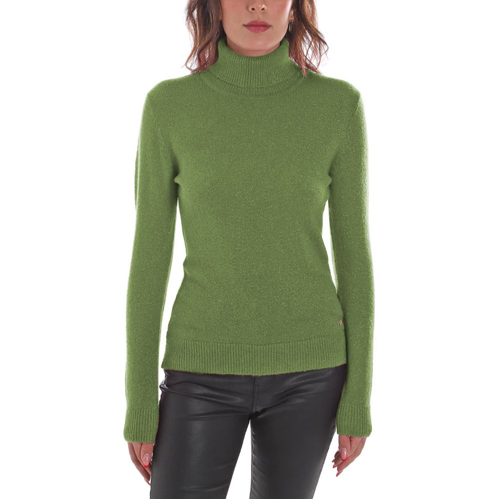 Yes Zee – Grüner Viskosepullover