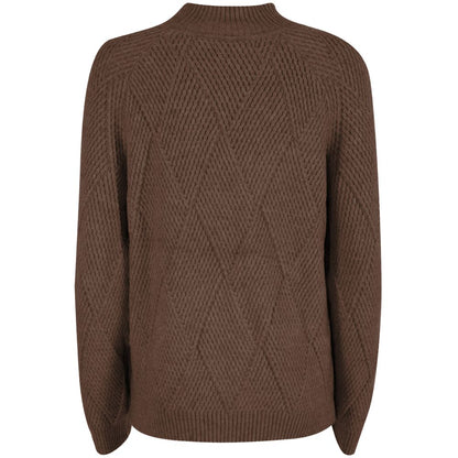 Yes Zee Brauner Acryl-Damenpullover