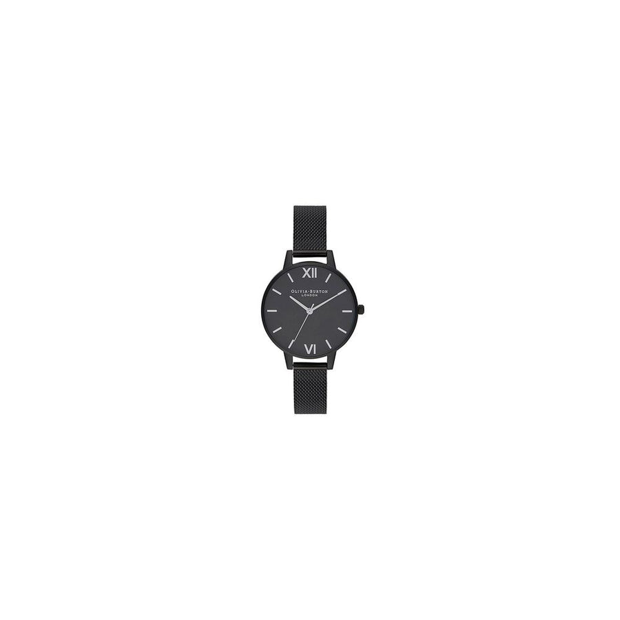 Olivia Burton Black Stainless Steel Watch